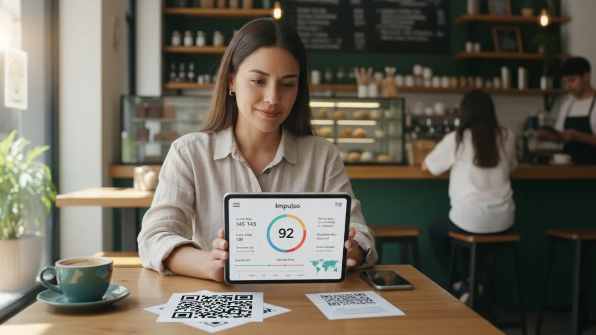 El Pulso del Negocio: sabe exactamente cómo va tu negocio — visitas, clicks y horas pico en tiempo real